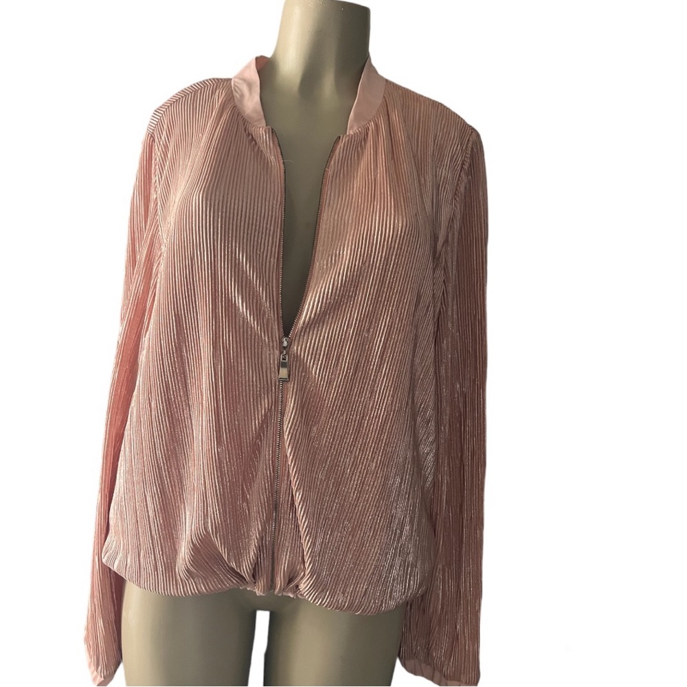 Pink shimmer jacket